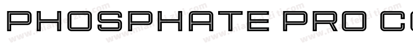 Phosphate Pro Cond Inline Regular Unde字体转换
